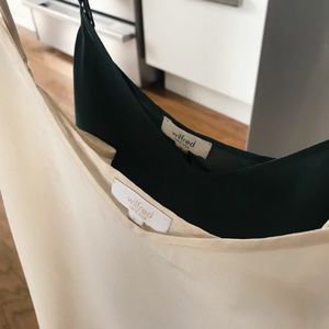 TWO 100% SILK CAMISOLES FROM ARITZIA WILFRED